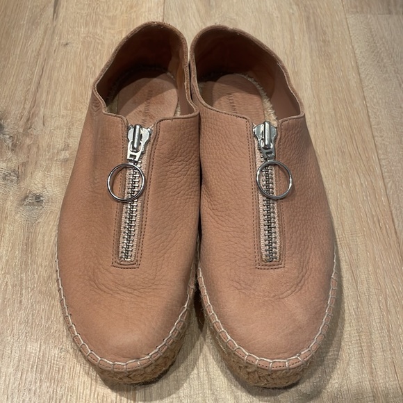 ALEXANDER WANG pink leather espadrilles - Picture 3 of 10